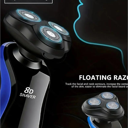 1pc Shaver Male 8D Three-in-one Electric Razor Men Face Shaver
