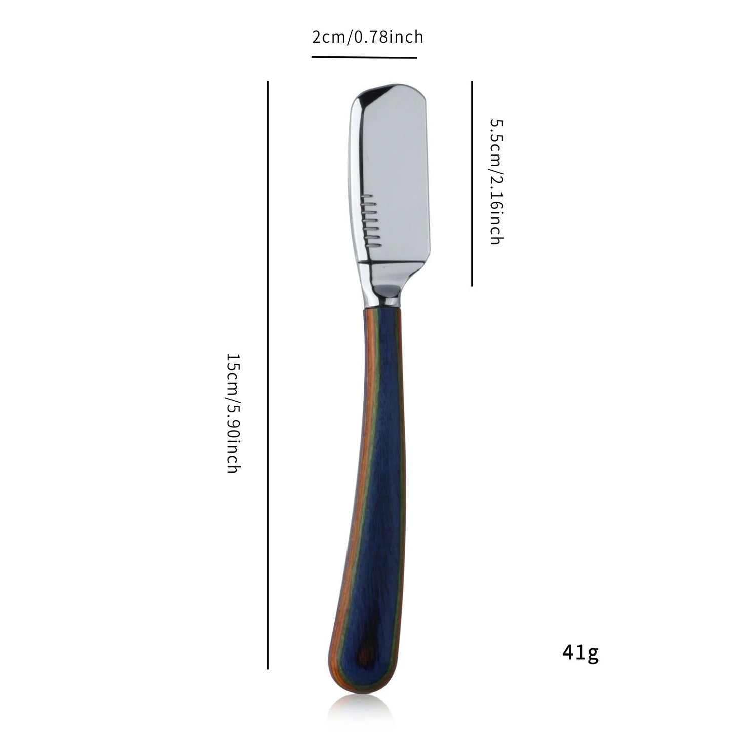 New Color Wood Handle Baber Straight Razor For Men