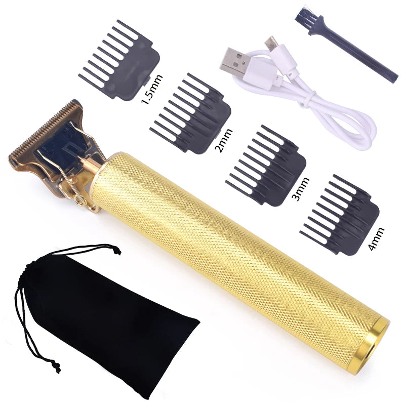 T9 Hair Clipper Professional Electric Hair Trimmer 0mm Baldheaded