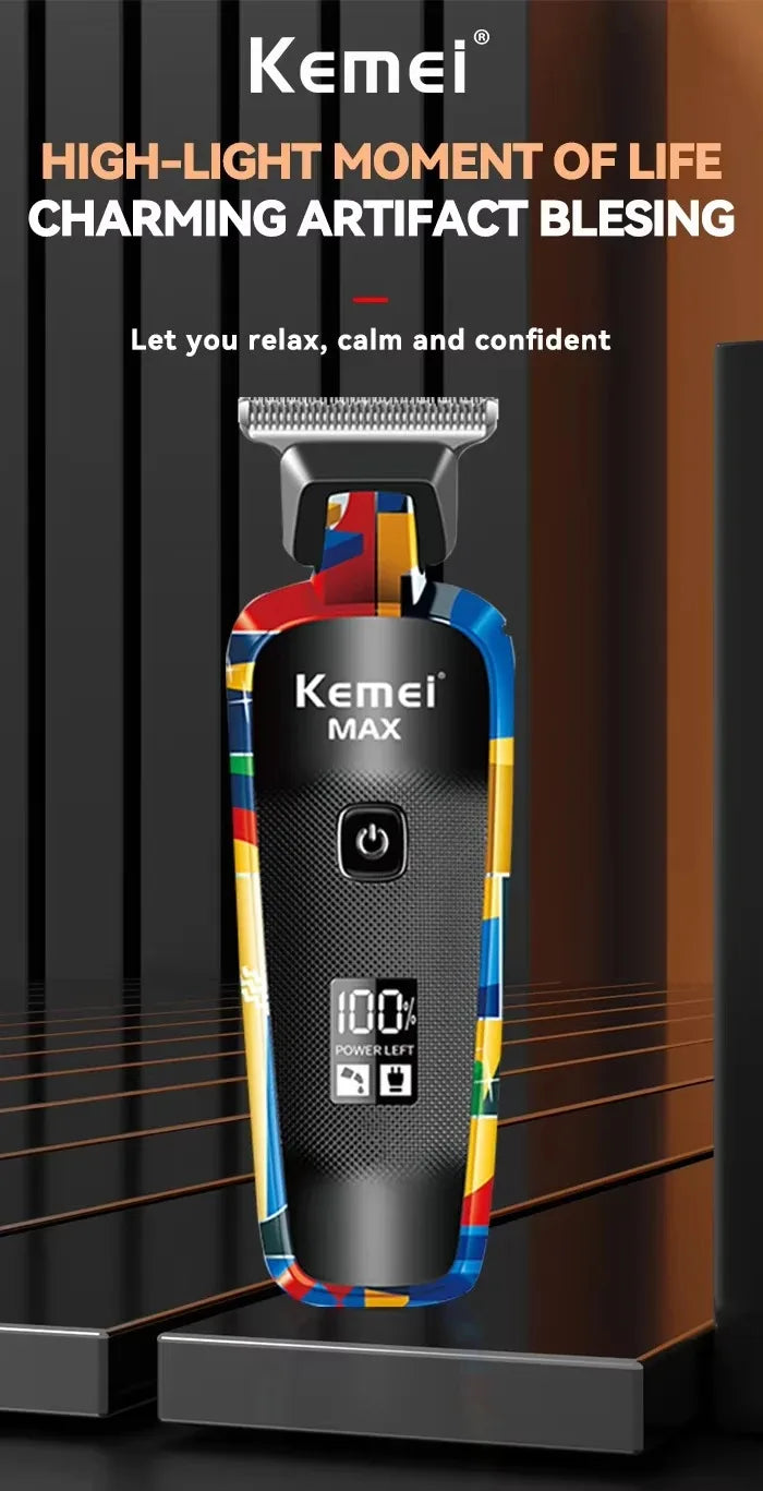 Kemei Electric Hair Clipper Shaver Km-MAX2092 KM-MAX5090 KM-RS7098