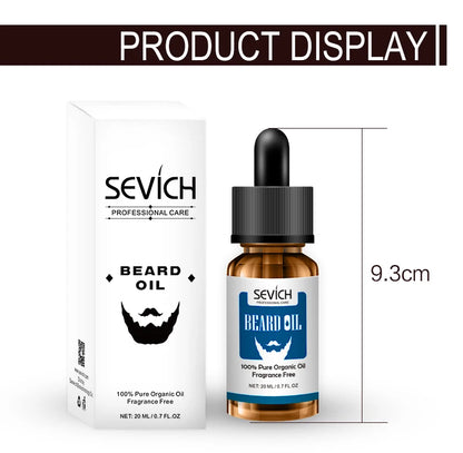 Sevich Men's Beard Growth Oil Care Products Beard Dyeing Cream Kit