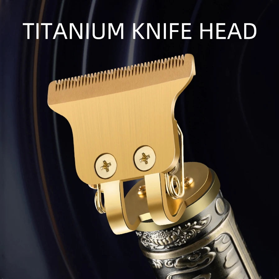 Men's hair clipper and electric shaver set for beards