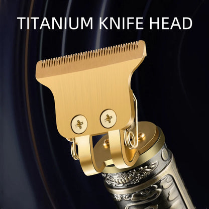 Men's hair clipper and electric shaver set for beards