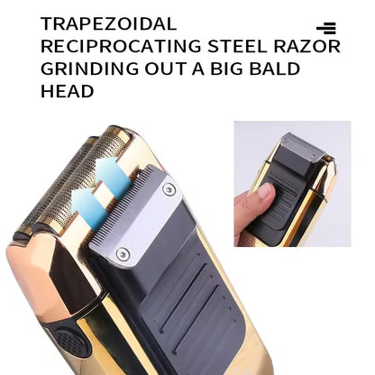 Kemei 2in1 Electric Shaver Men Electric Razor Rechargeable Beard Shaver
