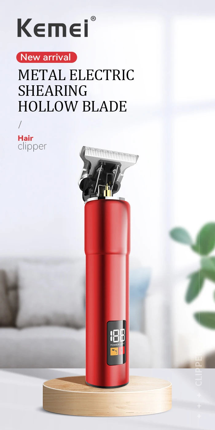 Kemei KM-1759 Waterproof 10W Hair Trimmer For Men