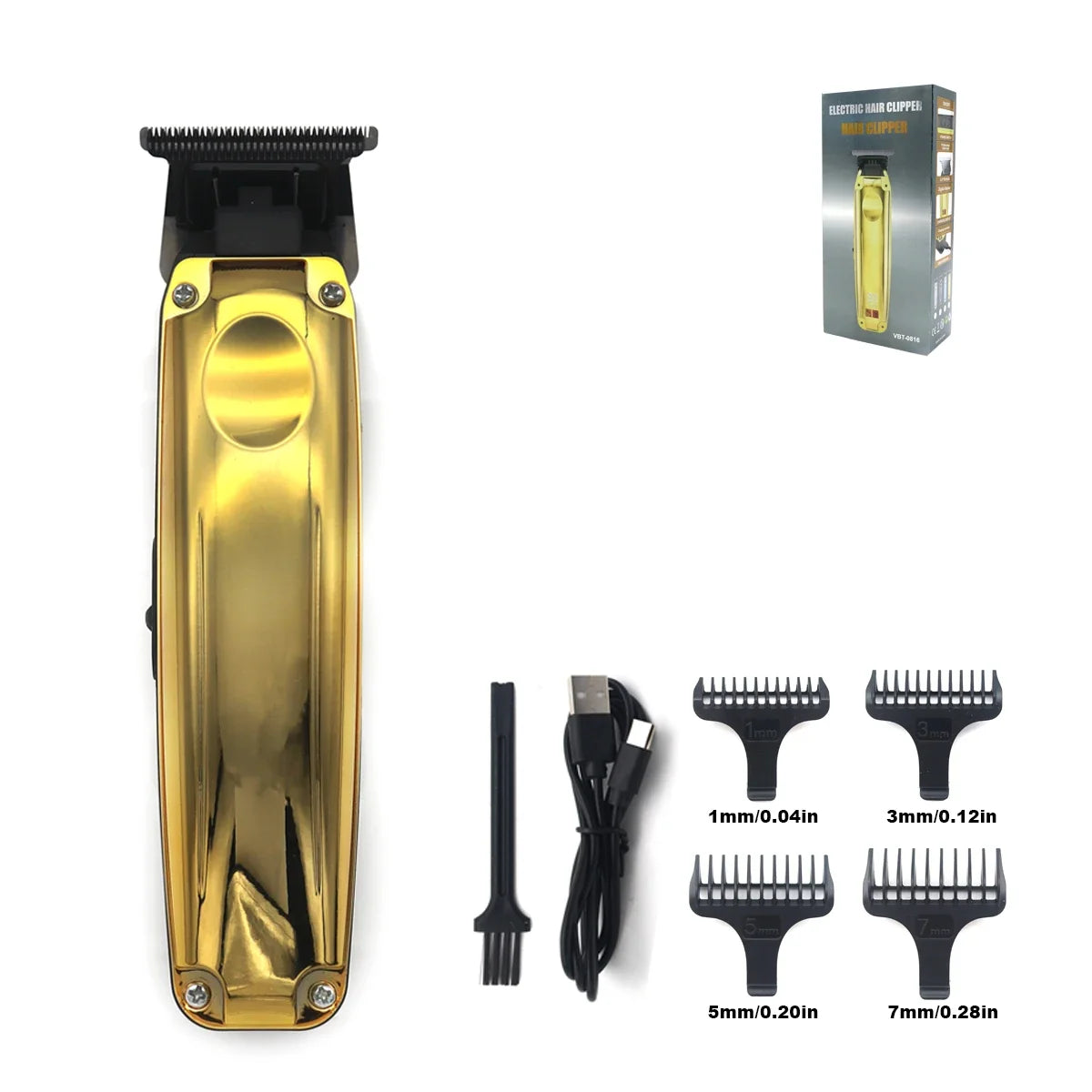 Hair Trimmer for Men Professional DLC Blade T-Blade Zero Gapped