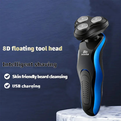 1pc Shaver Male 8D Three-in-one Electric Razor Men Face Shaver