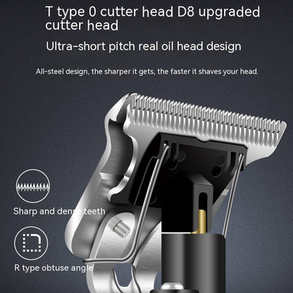Retro Oil Head Trim Household Hair Clipper