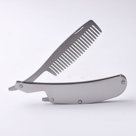 Men's Care Foldable And Portable Beard Comb
