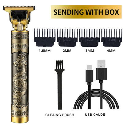 Electric Retro Oil Head Barber Pusher