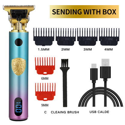 Electric Hair Clipper Electric Clipper T9 Buddha Head Carving Oil Head