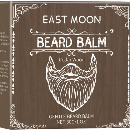 Cedar Wood Beard Balm - Natural Beeswax Coconut Oil Men's Beard Care Wax