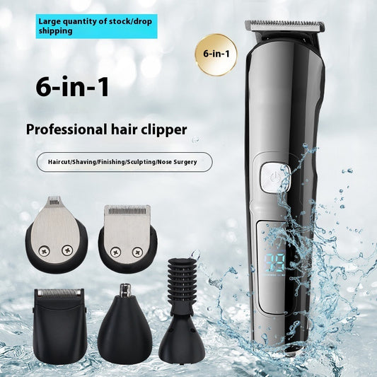 Electric Hair Scissors Oil Head Engraving