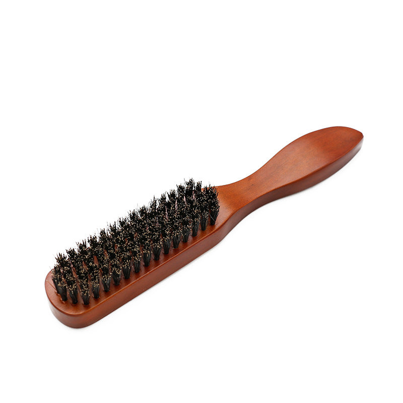 Wooden Handle Pig Bristle Brush Cleaning Broken Hair Brush Hair Salon Tool