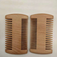 Simple Retro Double-sided Peach And Beech Comb