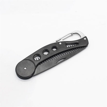 Men's Beard Mini Black Metal Folding Comb