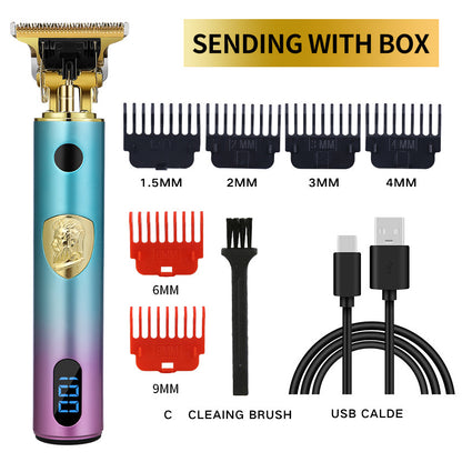 Electric Hair Clipper Electric Clipper T9 Buddha Head Carving Oil Head