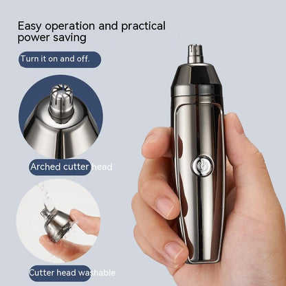 Portable Shaver With Electric Nose Hair Trimmer