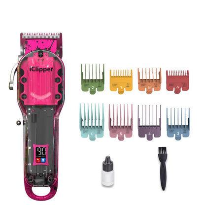 Transparent Hair Clipper Five-color TV Push