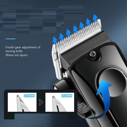 New Haircut With Base Clippers LED LCD Digital Display Hair Clipper