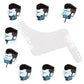 Transparent Appearance Double-sided Beard Styling Comb