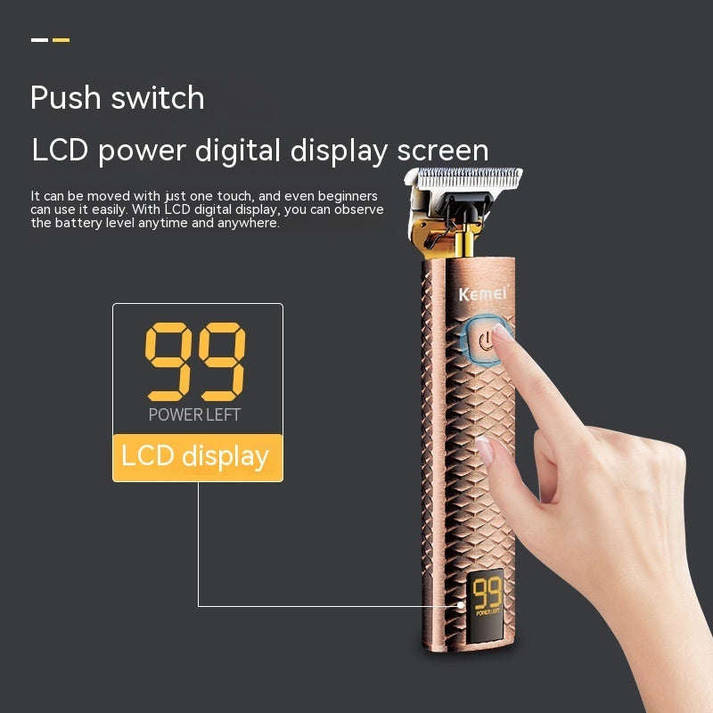 Diamond Mesh Engraving Body LC Digital Display High Power