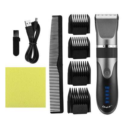 Household Electric Digital Display Hair Electric Hair Clipper