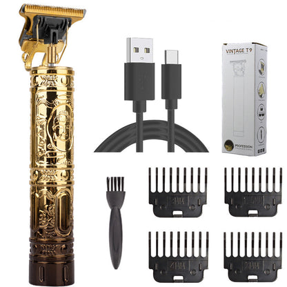 Household Electric Hair Clipper Plastic Buddha Head Dragon Pattern