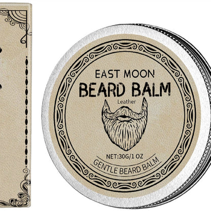 Cedar Wood Beard Balm - Natural Beeswax Coconut Oil Men's Beard Care Wax