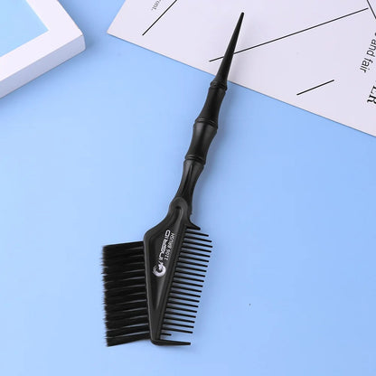 Hair Treatment Dyeing Brush Dual-purpose Bamboo Professional Hair Dye Comb