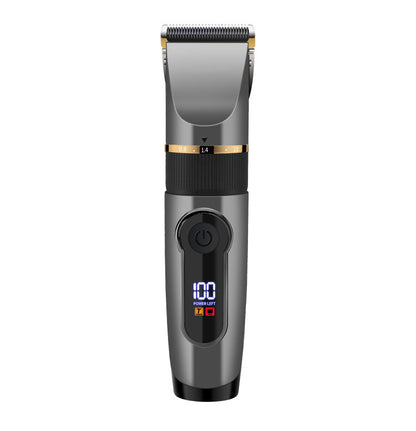 Ceramic Blade Washing Liquid Crystal Display Electric Hair Clipper