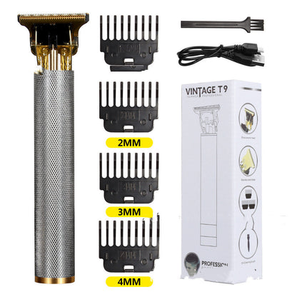 Mens Hair Clipper Set With Oil Clippers