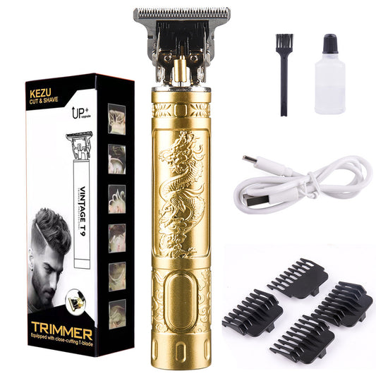 Hair Clipper Oil Head Carved Electric Hair Cutter Household Charging