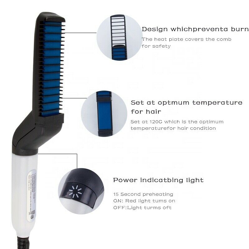 Hair Straightener Men Hair Curler Fast Heating Styling Tools