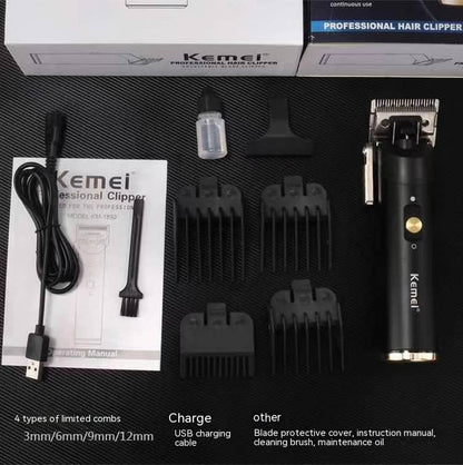 Lithium Battery USB Charging Adjustable Cutter Head Hair Clipper Hair Salon