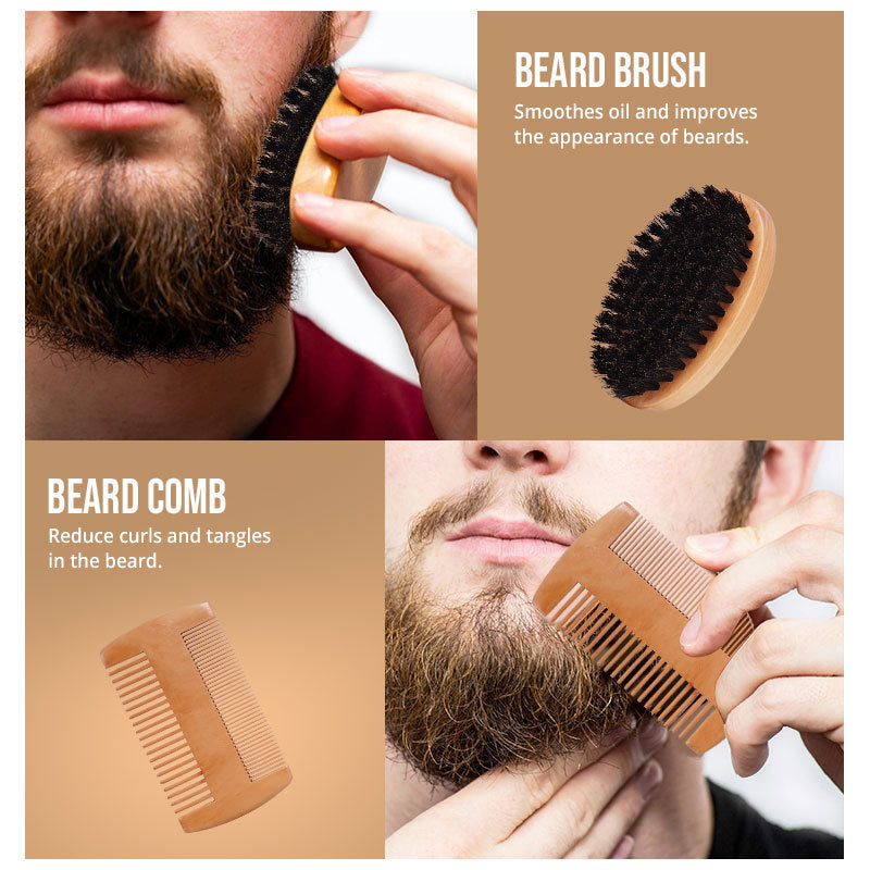 Beard Growth Kit For Men Thicker Mustache Grooming