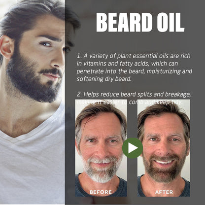 Beard Treatment Oil Men's Facial Sideburns Beard Shape Moisturizing