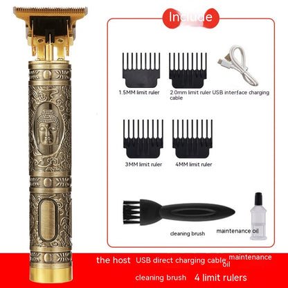 Electric Carving Hair Clipper Optical Head Electric Clipper