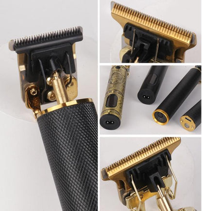 Simple Oil Head Carving Electric Hair Clipper Electric