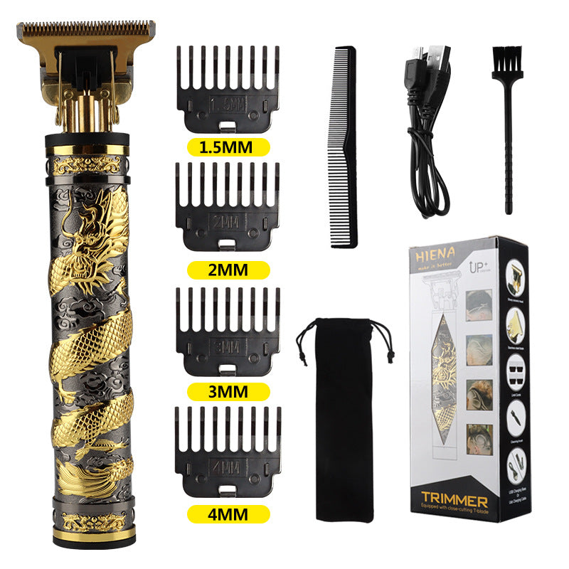 HIENA Panlong Hair Clipper Buddha Head Dragon And Phoenix