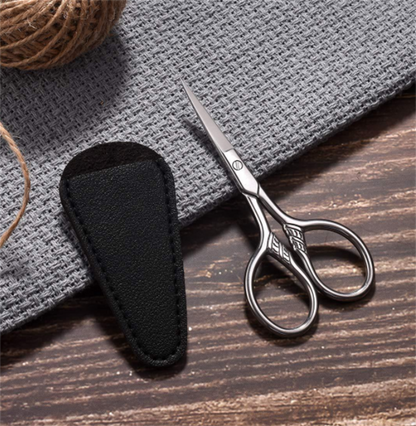 Beard Round Head Makeup Beauty Scissors