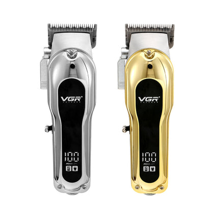 Digital Display Full Metal Body Electric Hair Clipper