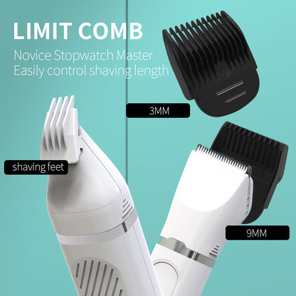 Multifunctional Four In One LCD Display Electric Hair Clipper