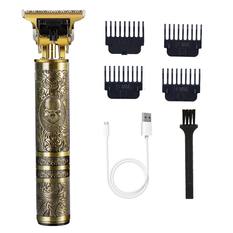 Buddha Head Directly Filled With Dragon And Phoenix Carving Hair Clipper