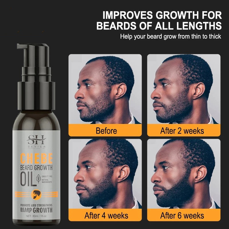 Natural Chebe Men Beard Growth Oil Fast Effective Hair Loss