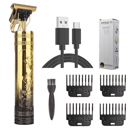 Household Electric Hair Clipper Plastic Buddha Head Dragon Pattern