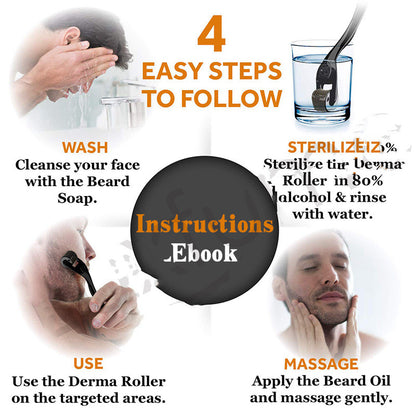 Beard Set Box Beard Essence Cleaning Care