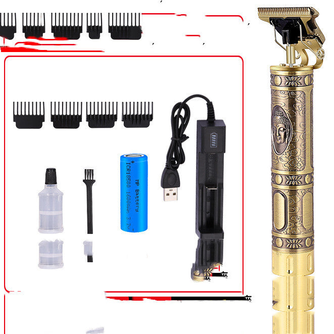 Rechargeable Electric Hair Clipper For Shaping Buddha Head Hair Clipper