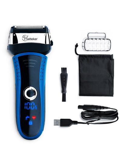 LCD Digital Display Smart Electric Shaver