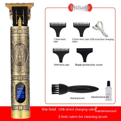 Electric Carving Hair Clipper Optical Head Electric Clipper